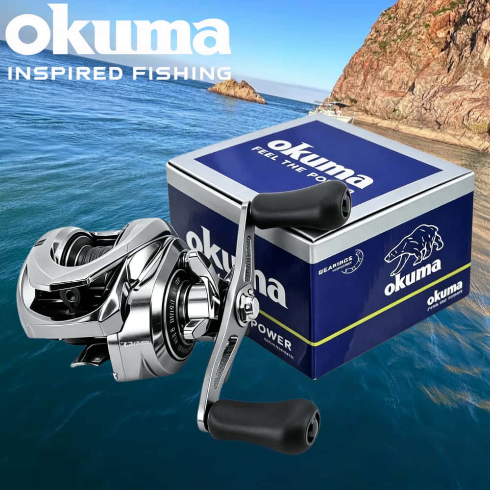 Abu Garcia Reel Max - Nieuwe Okuma Visserijmolen 7.2:1 Water Drop