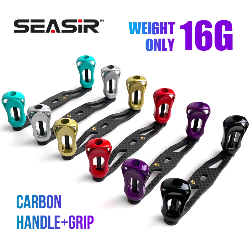 Reel Drag Knob - Seasir Koolstofvezel Vishaspel Handvat Ultralichte Grip