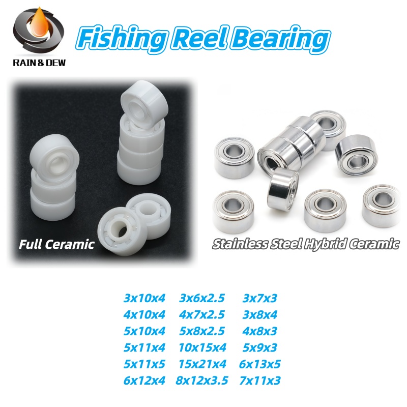 Spinning Reel - Volledig keramische hybride keramische lagers (1/5/10P)