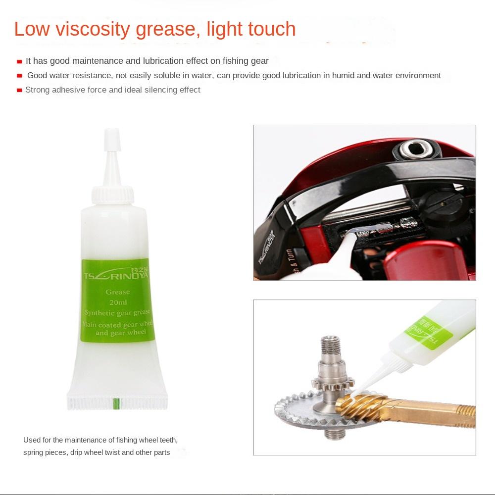 1 set: smeervet voor vismolens - Reel Lubricant recensie en prijs