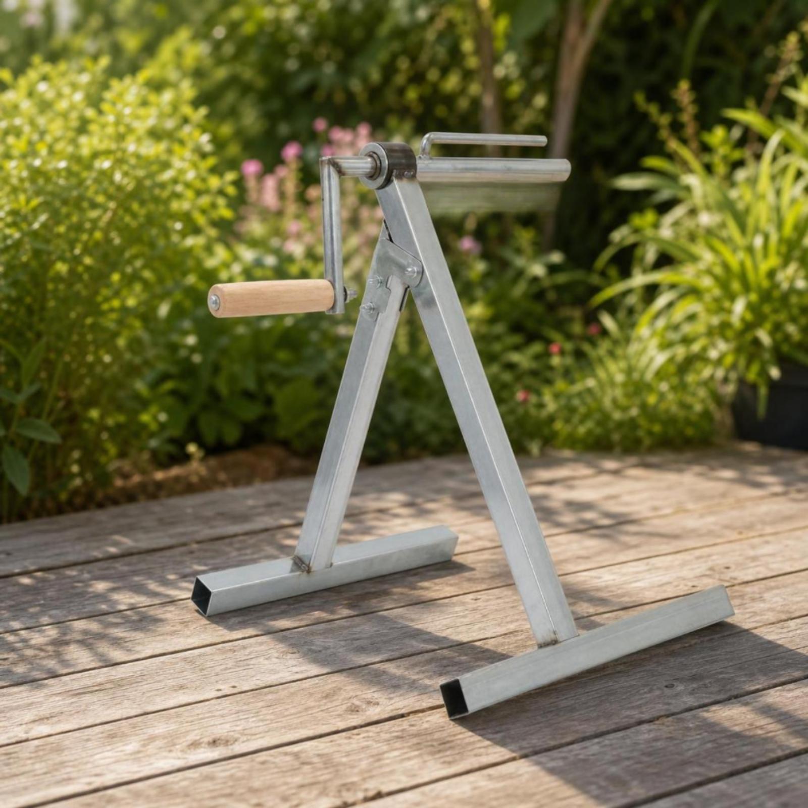 Slangoproller met handkruk, op - Reel Handle recensie en prijs