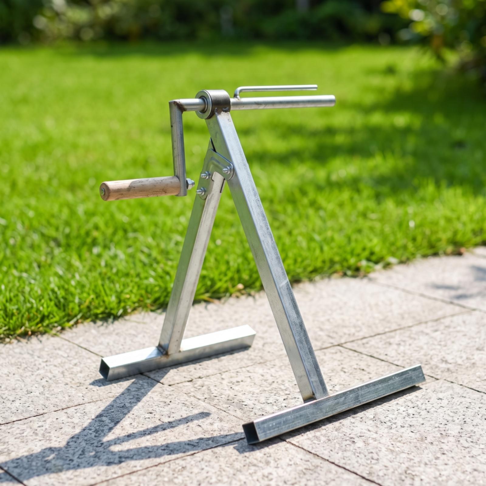 Slangoproller met handkruk, op - Reel Handle recensie en prijs